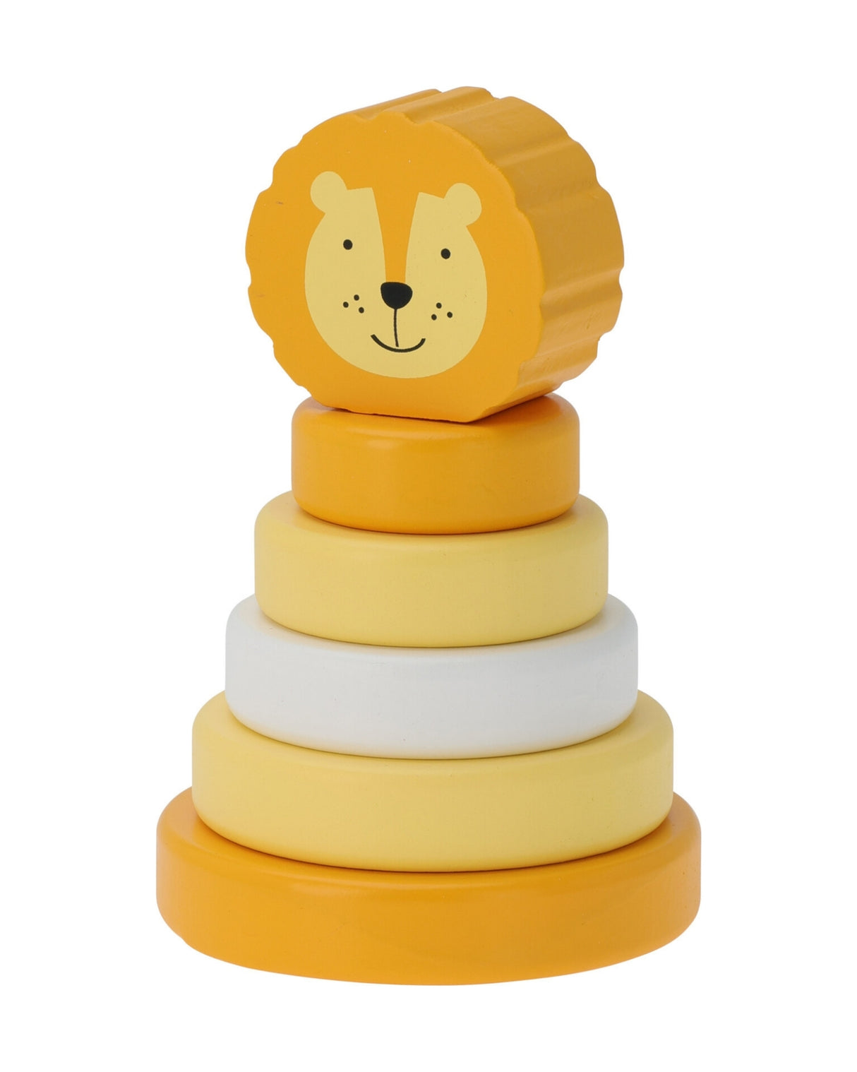 Stacking tårn med figur i træ