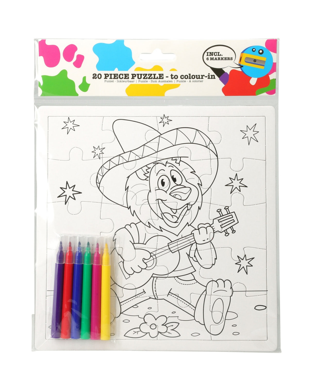 Puslespil du selv kan farvelægge