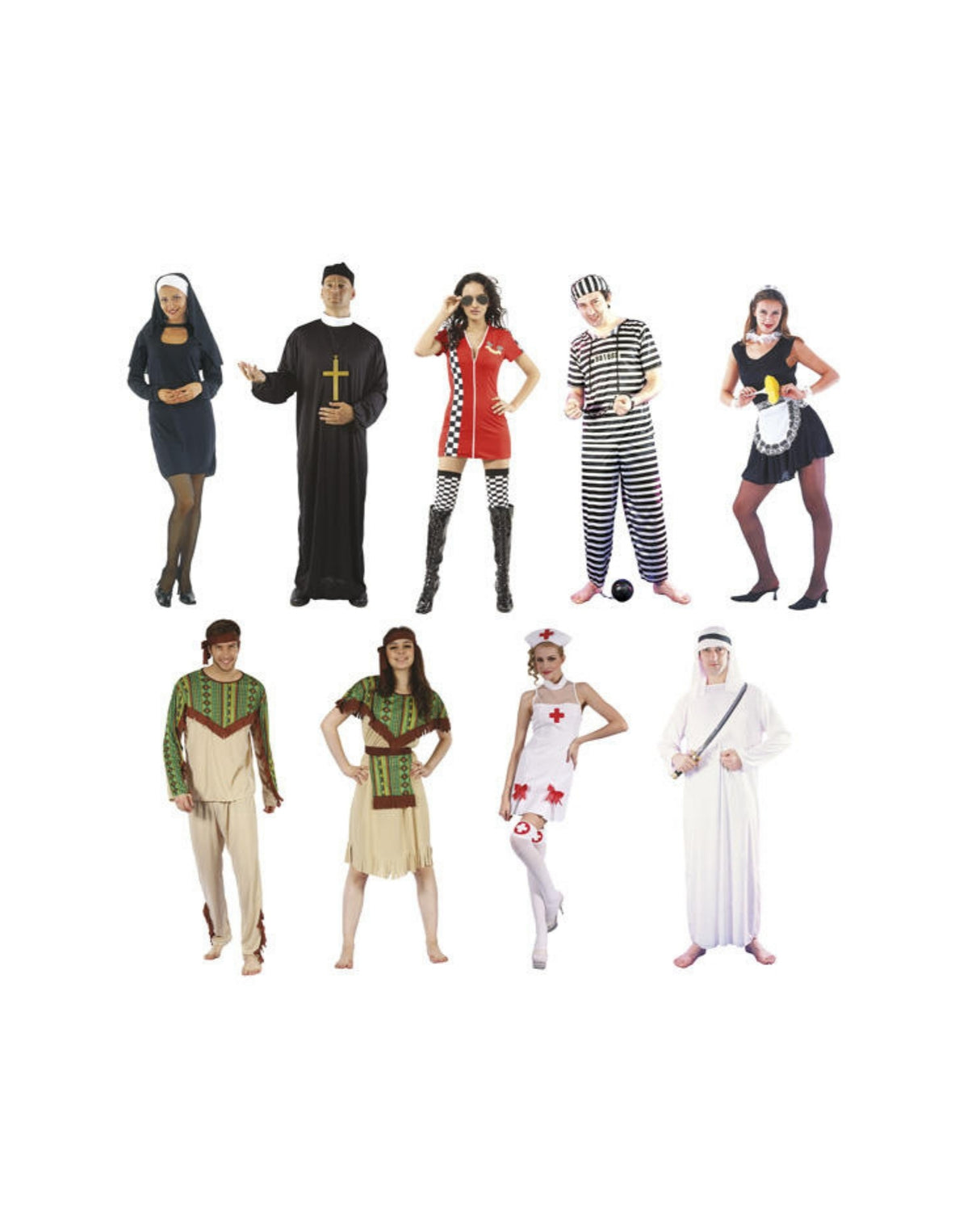 Kostume til voksne - One size