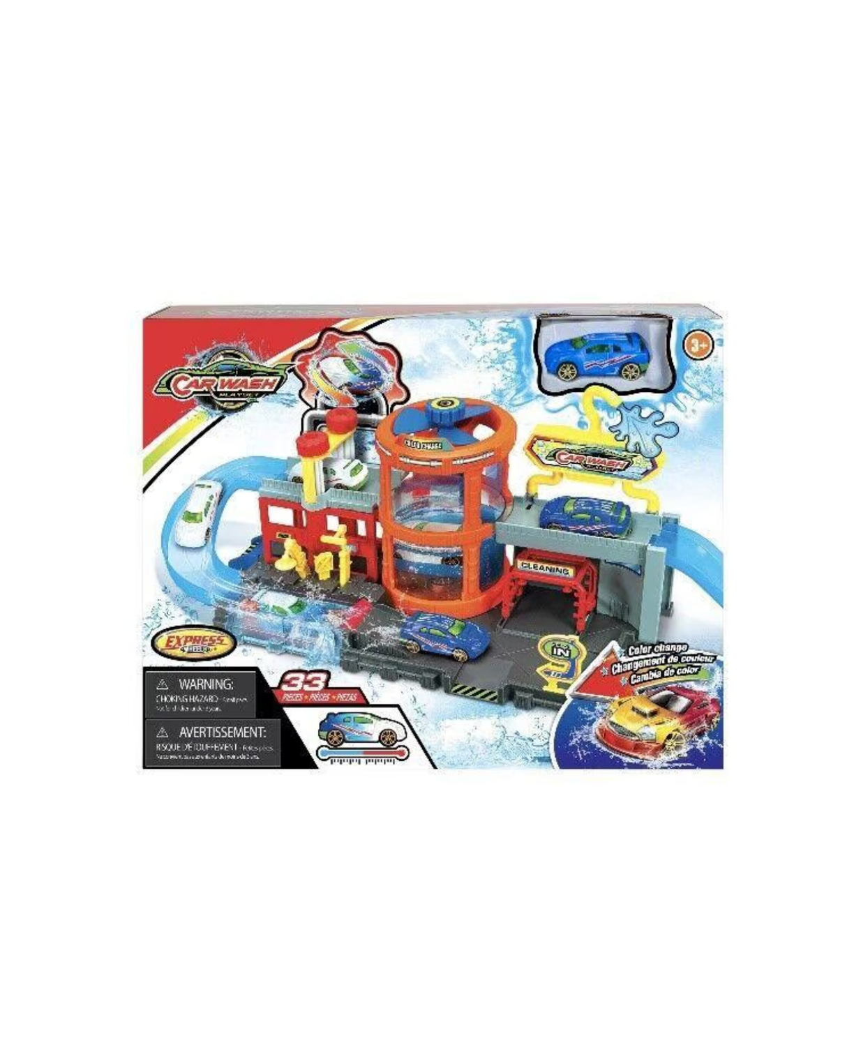 Junior Driver Bilvask med Farveændring Legesæt