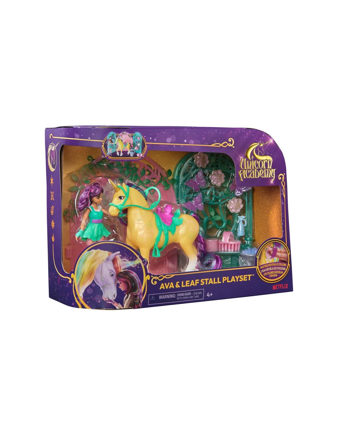 Unicorn Academy Ava & Leaf Stall Playset