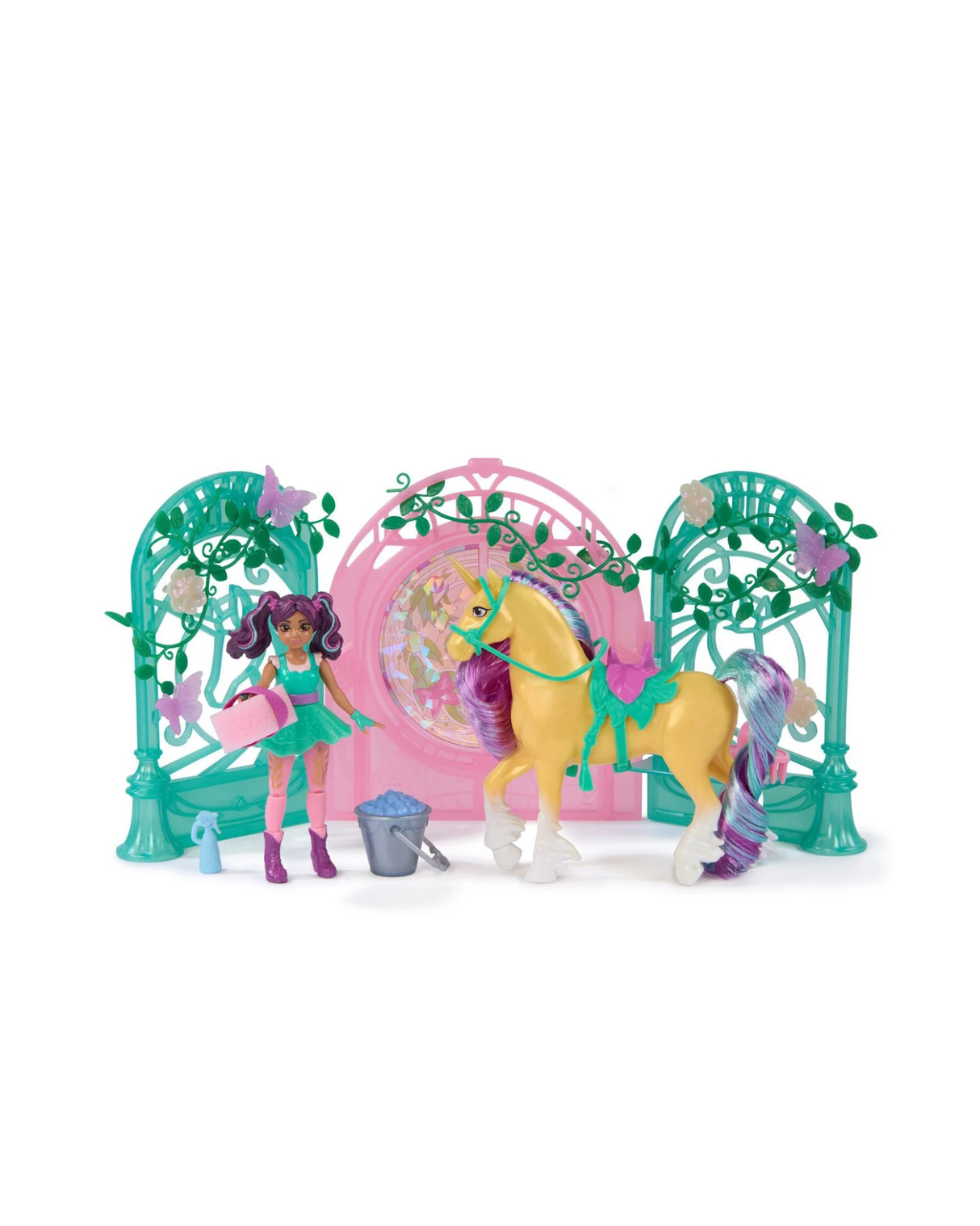 Unicorn Academy Ava & Leaf Stall Playset