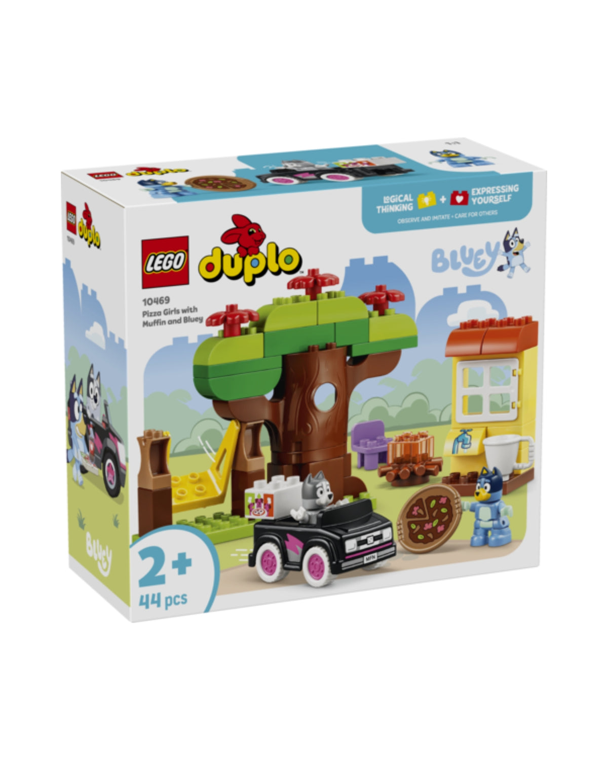 LEGO 10469 Pizza-piger med Muffin og Bluey - LEGO DUPLO 10469