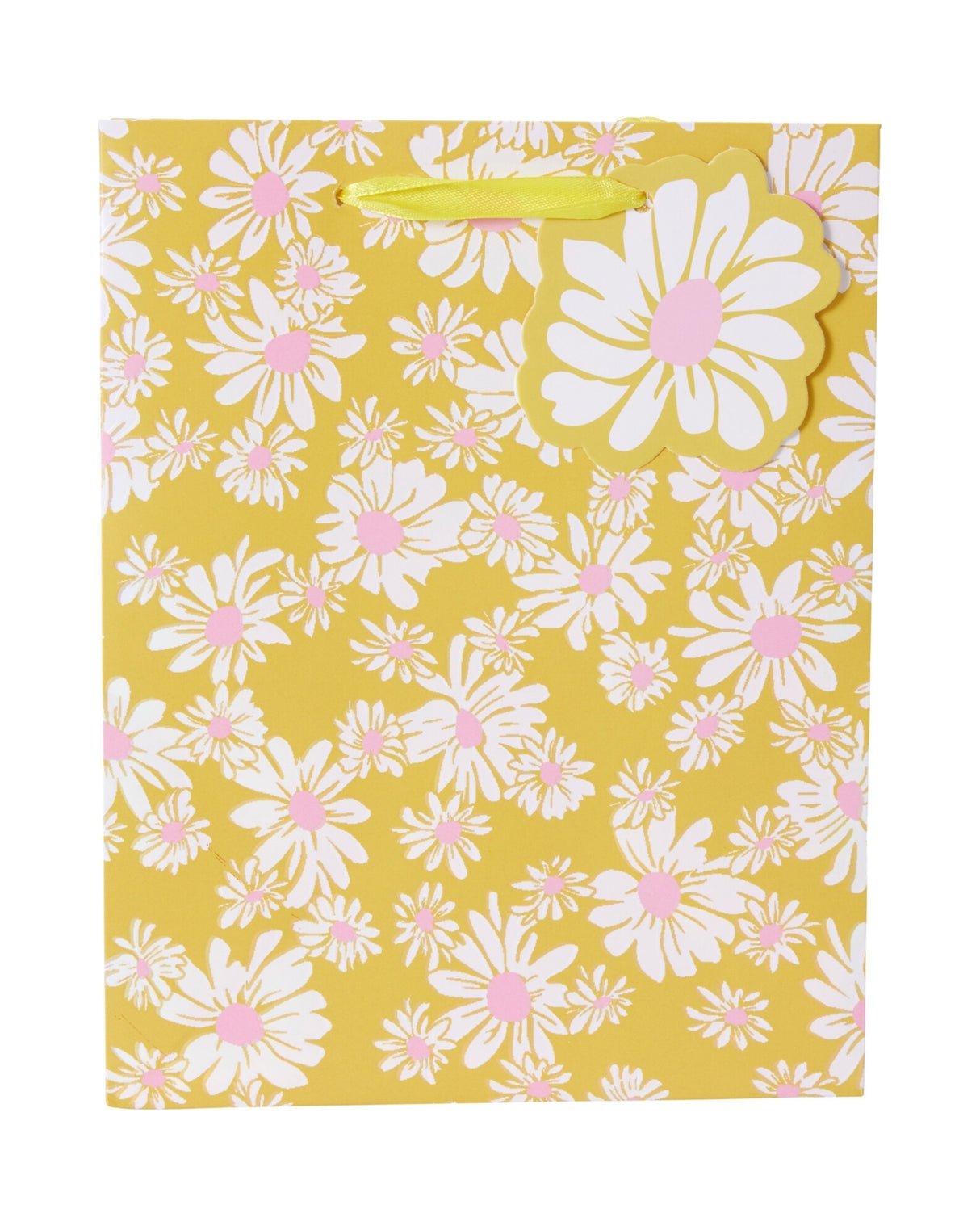 Lille gavepose med blomsterdesign – 23 x 18 x 10 cm