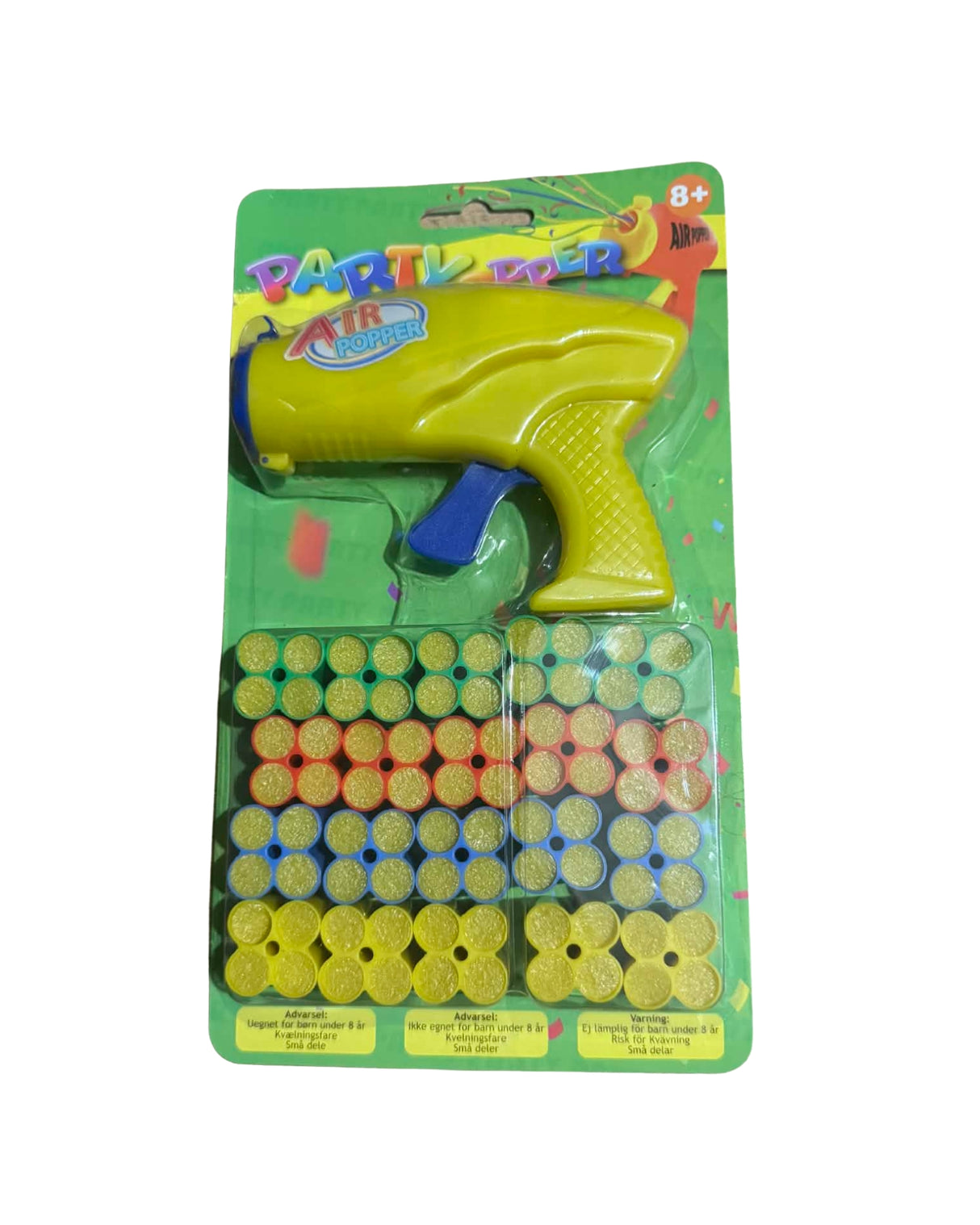 Party popper pistol med popper