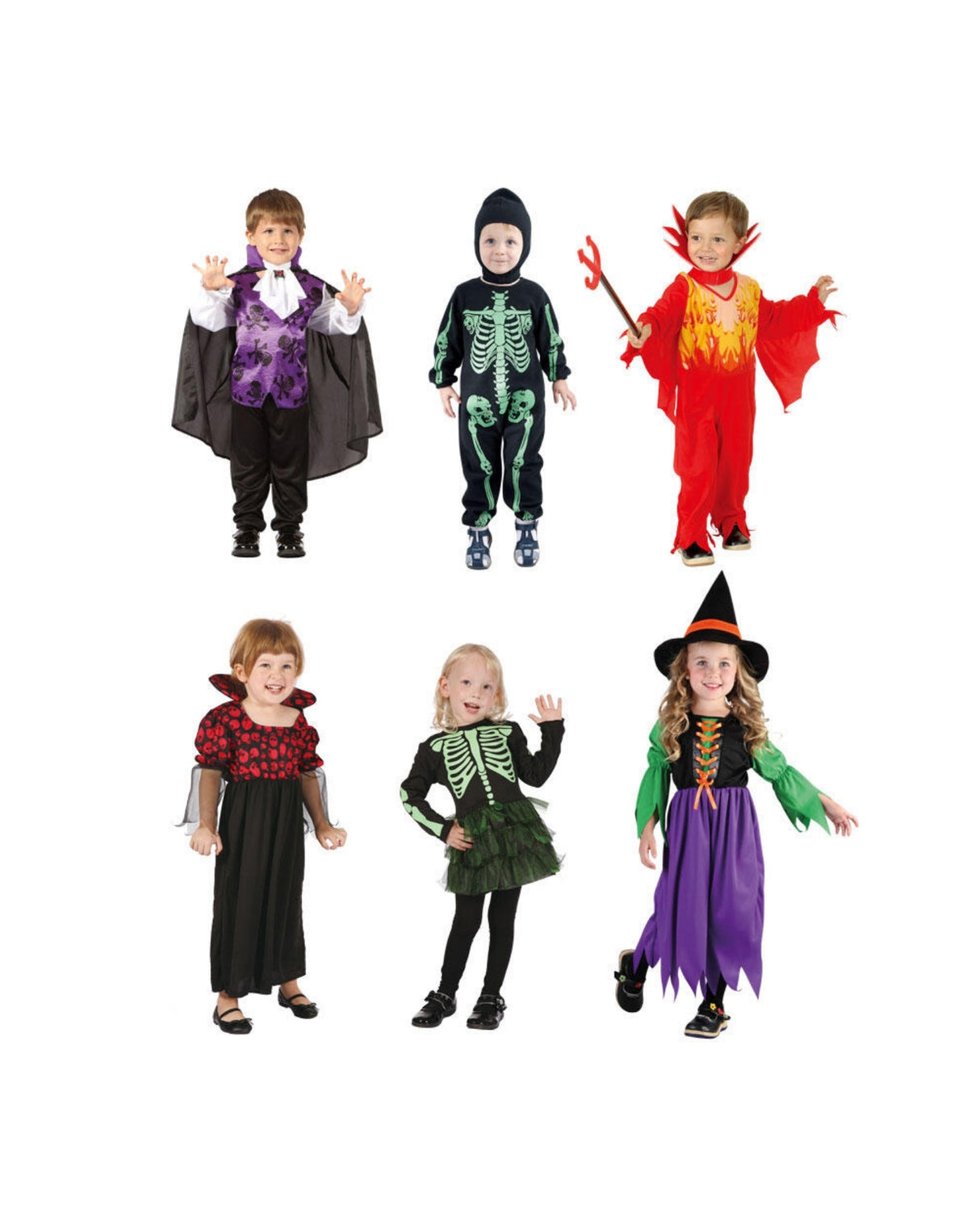 Halloween costume til de små 1 stk