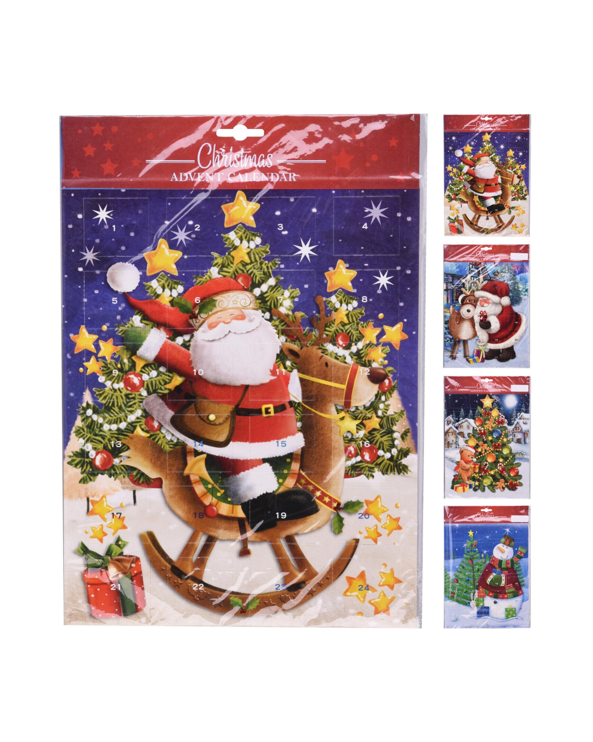 Jule kalender 30x24cm - 4 forskellige