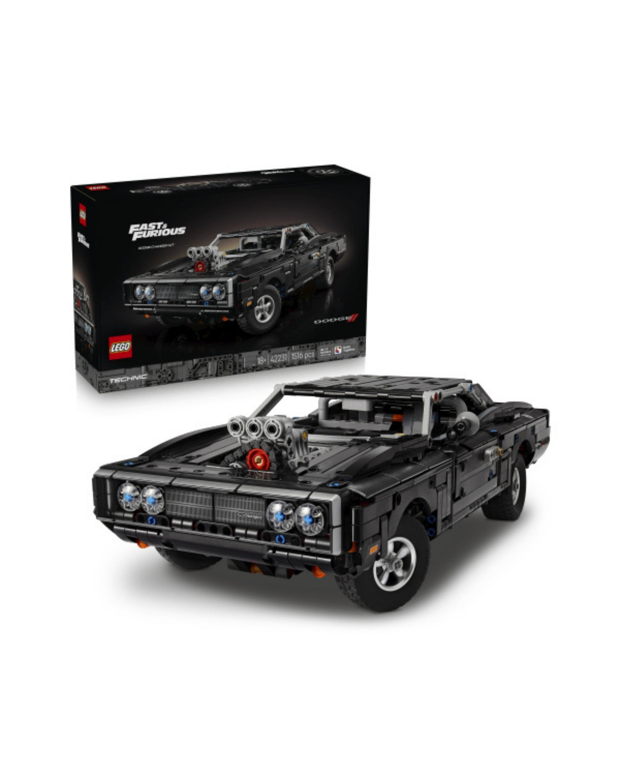 LEGO 42231 Fast and Furious Dodge Charger R/T-bil - LEGO Technic 42231