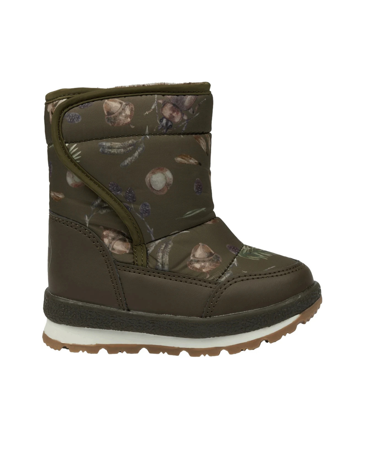 Grøn - Burnt Olive - Mikk-Line - Vinterstøvler - 70001