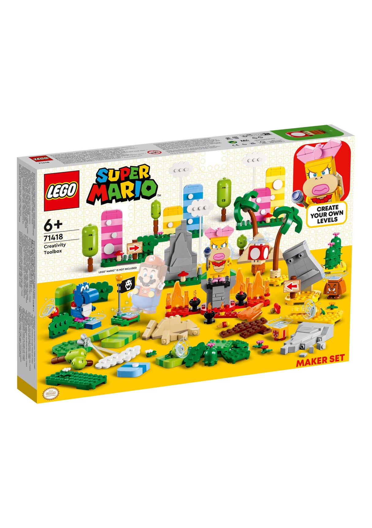 LEGO 71418 Super Mario Kreativ værktøjskasse – skabersæt - LEGO Super Mario