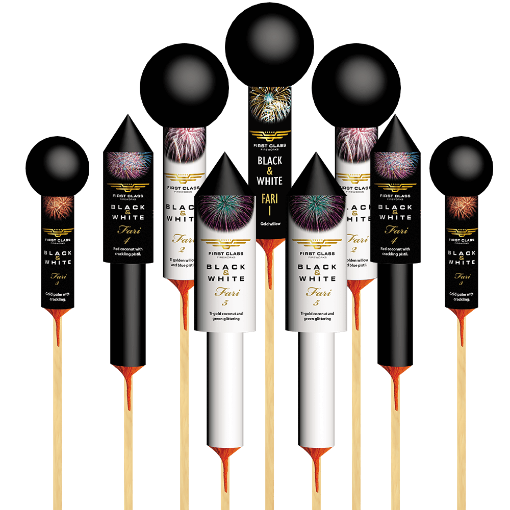 (No.108) Fari Rocket assortment 9 pieces