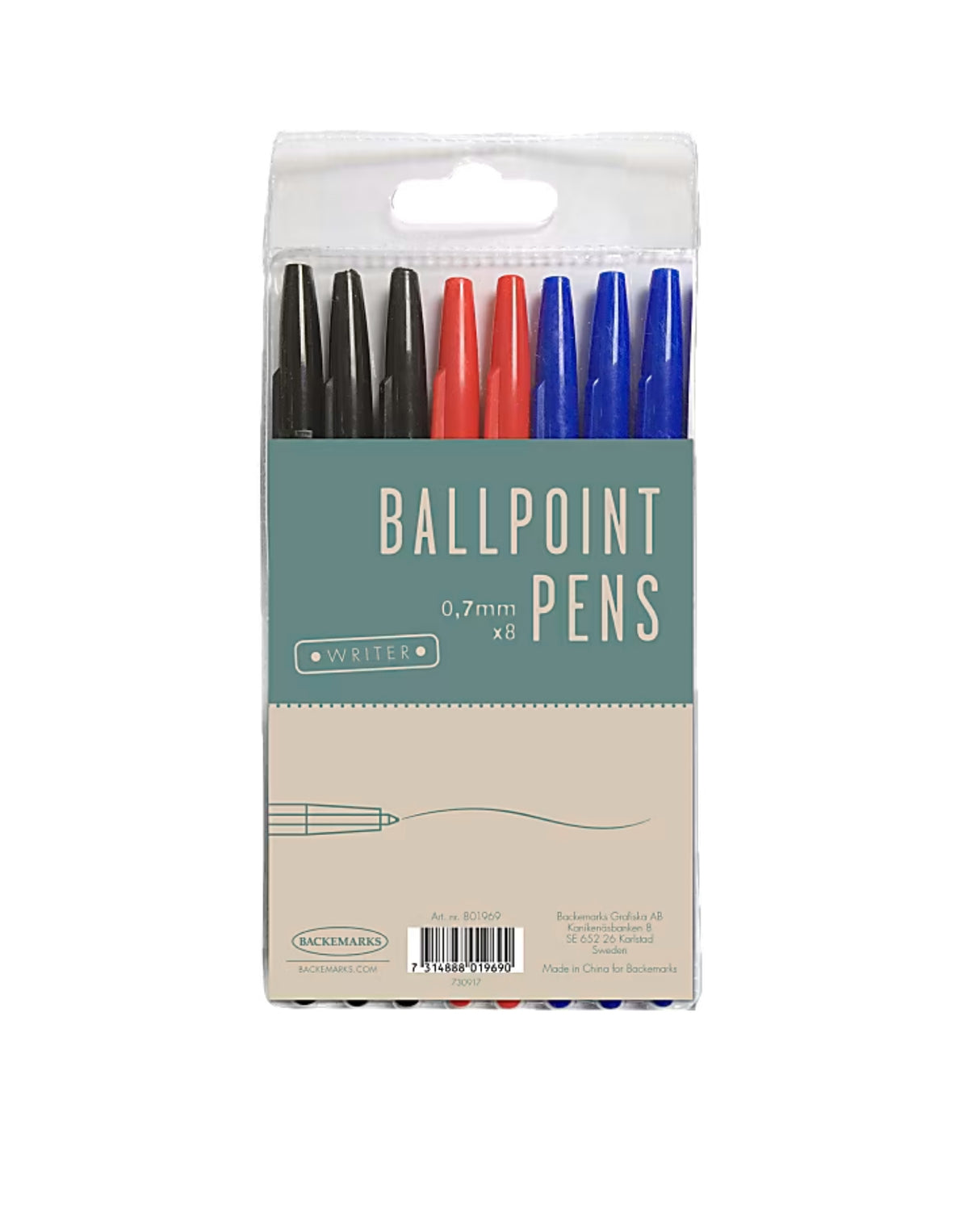 Kuglepinde 8 stk - 0.7 mm
