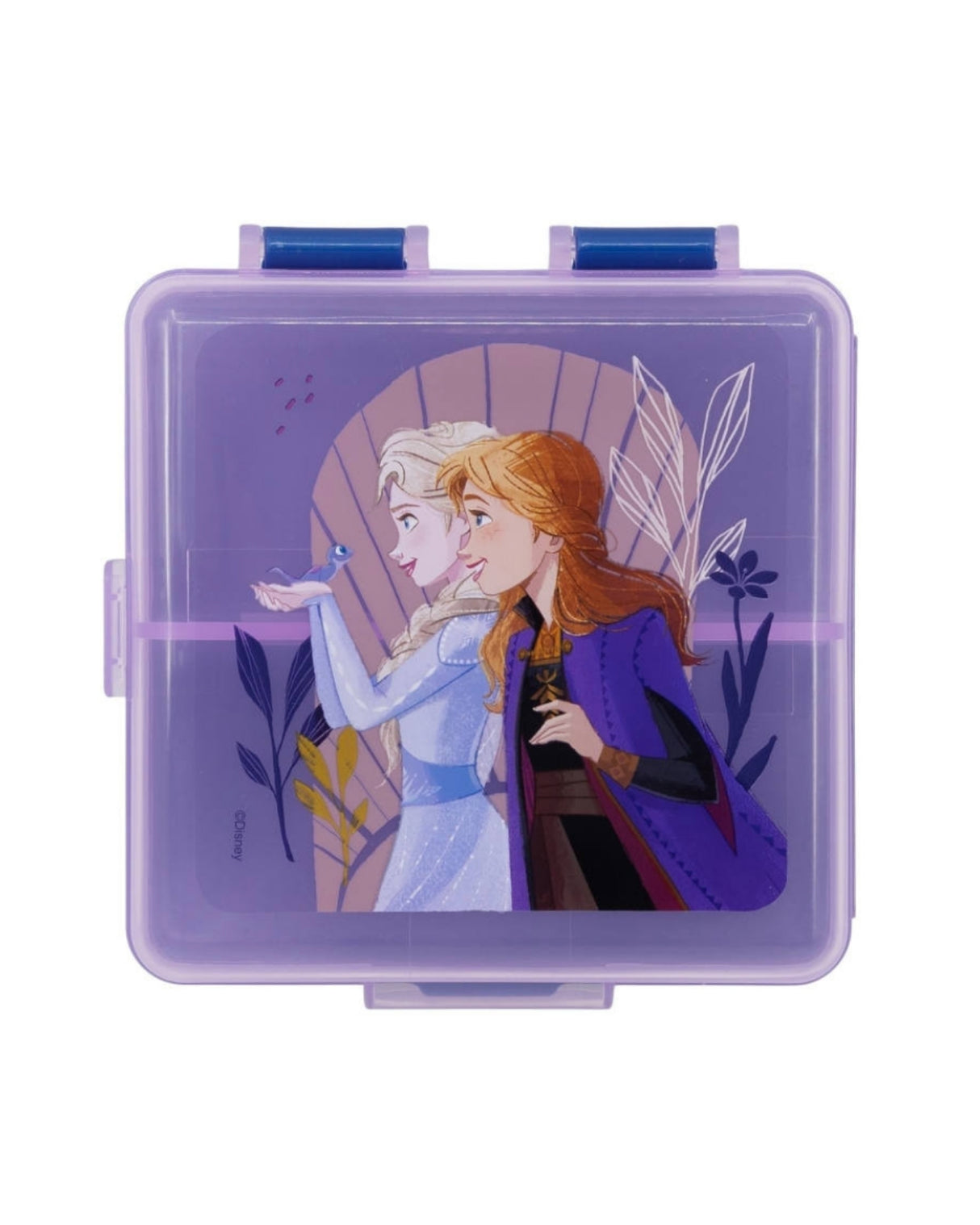 Disney Frozen madkasse med rum, firkantet