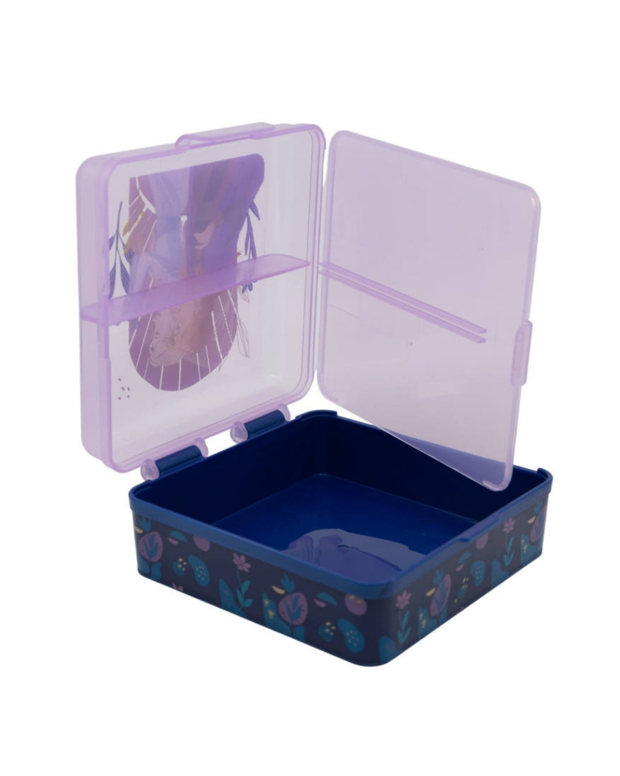 Disney Frozen madkasse med rum, firkantet