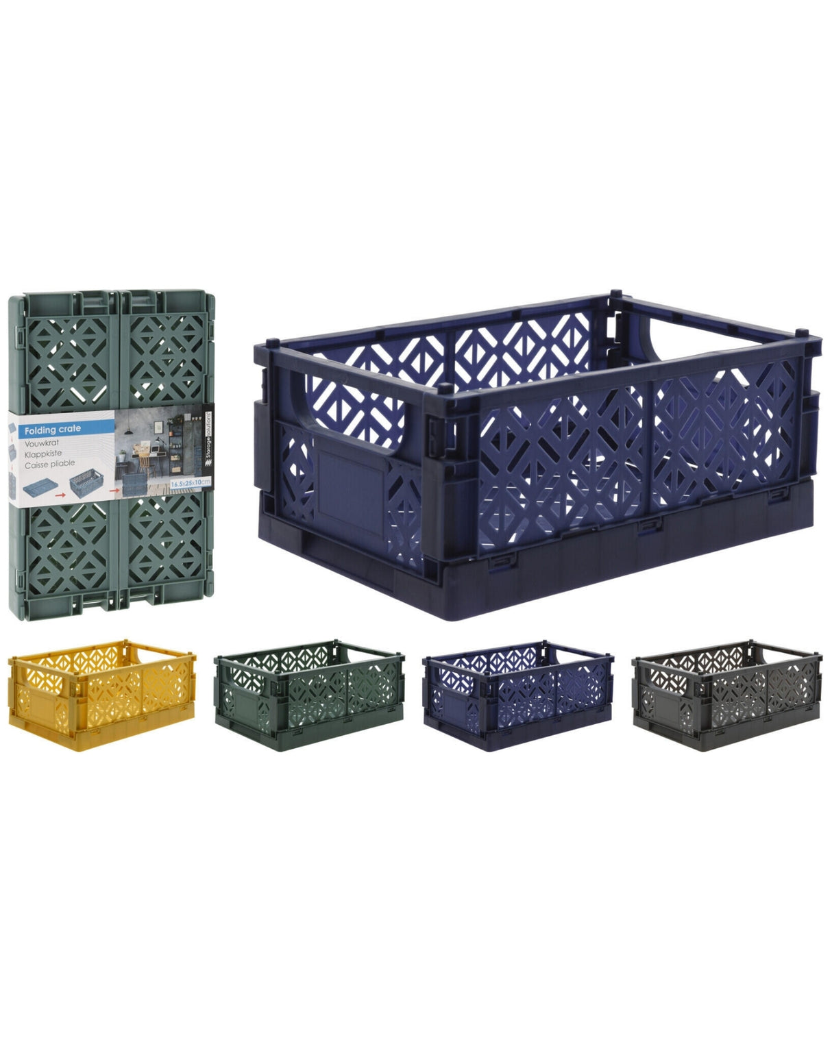 Kurv i plast - Foldbar