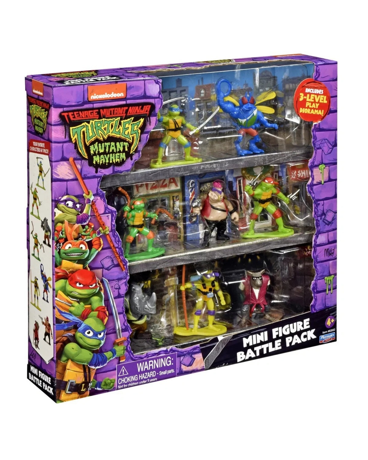 Turtles Mutant Mayhem Mini Figure Battle Pack