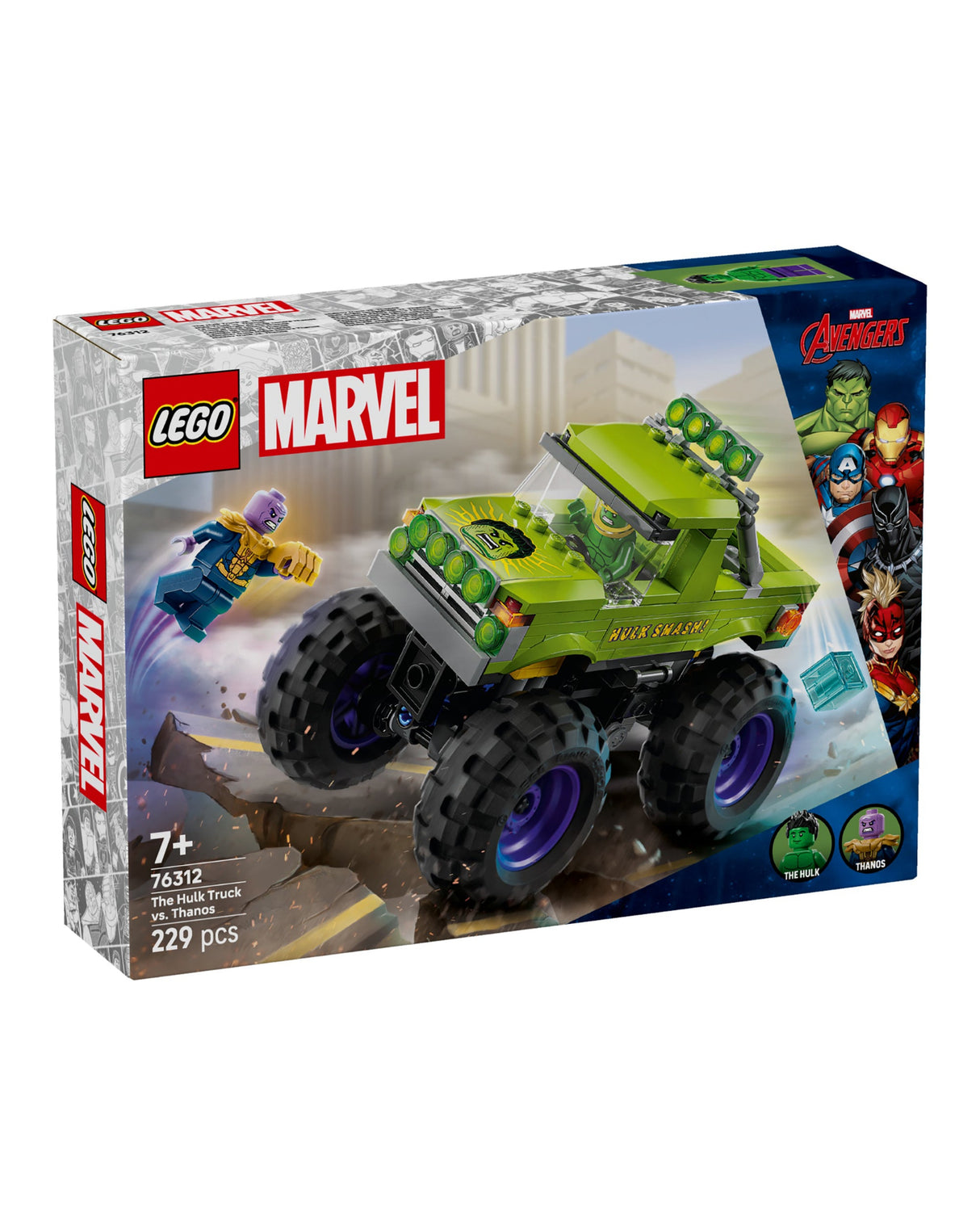 LEGO 76312 Hulk-truck mod Thanos - LEGO Marvel
