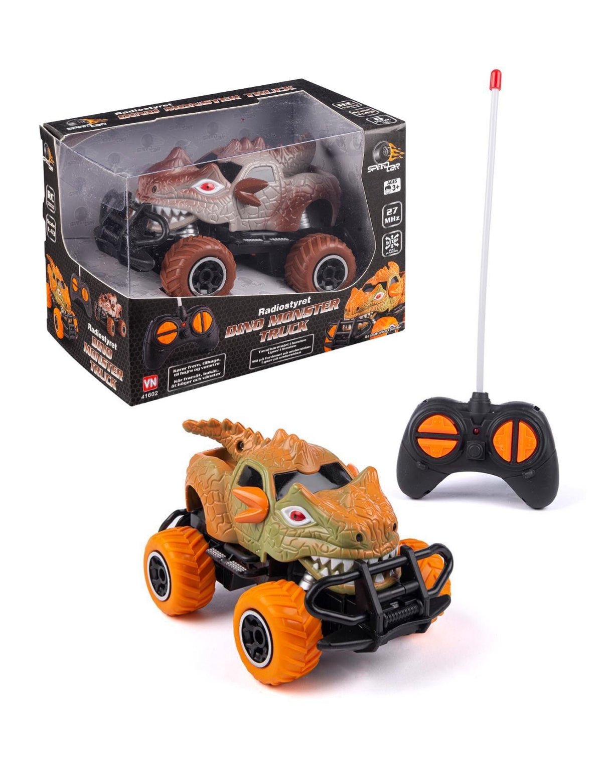 Fjernstyret Dino Monster bil