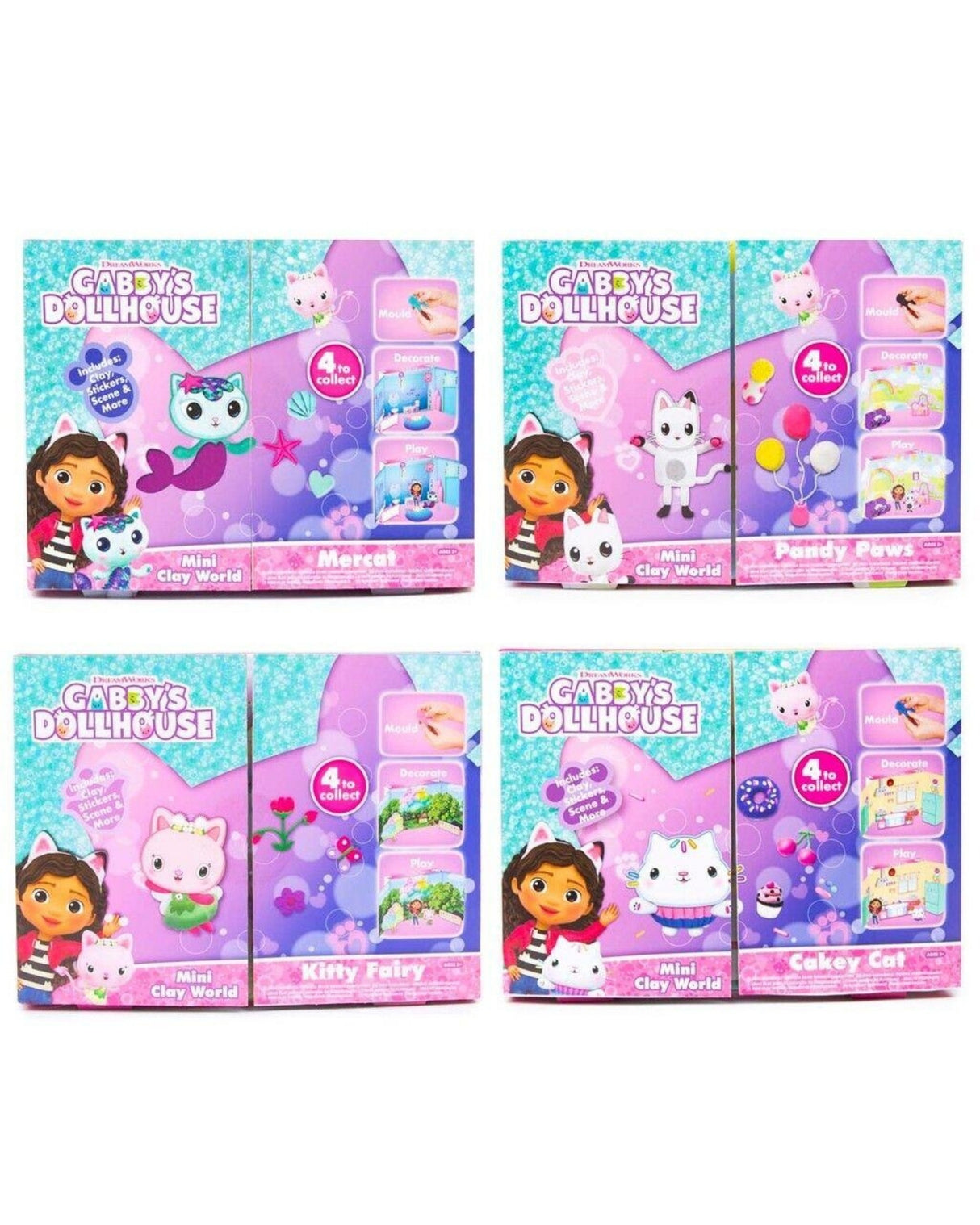 Gabbys Dollhouse Clay Kit 1stk