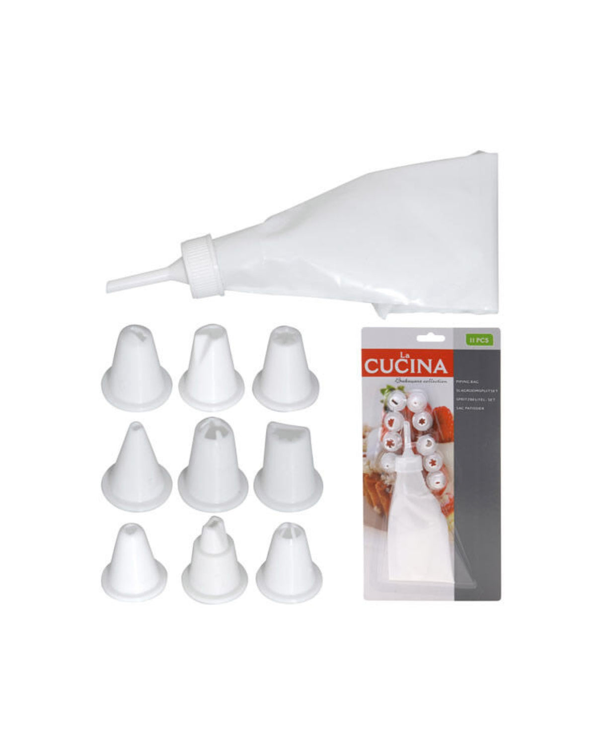 Sprøjtepose 11 dele