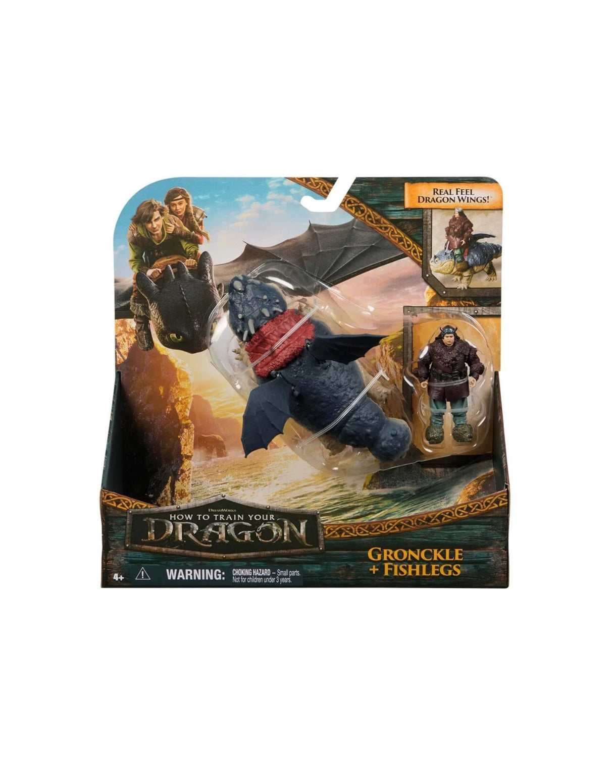Dragons Movie Viking & Dragon - Gronckle&Fishlegs