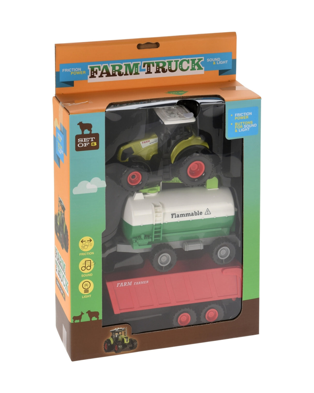 Traktor med anhænger