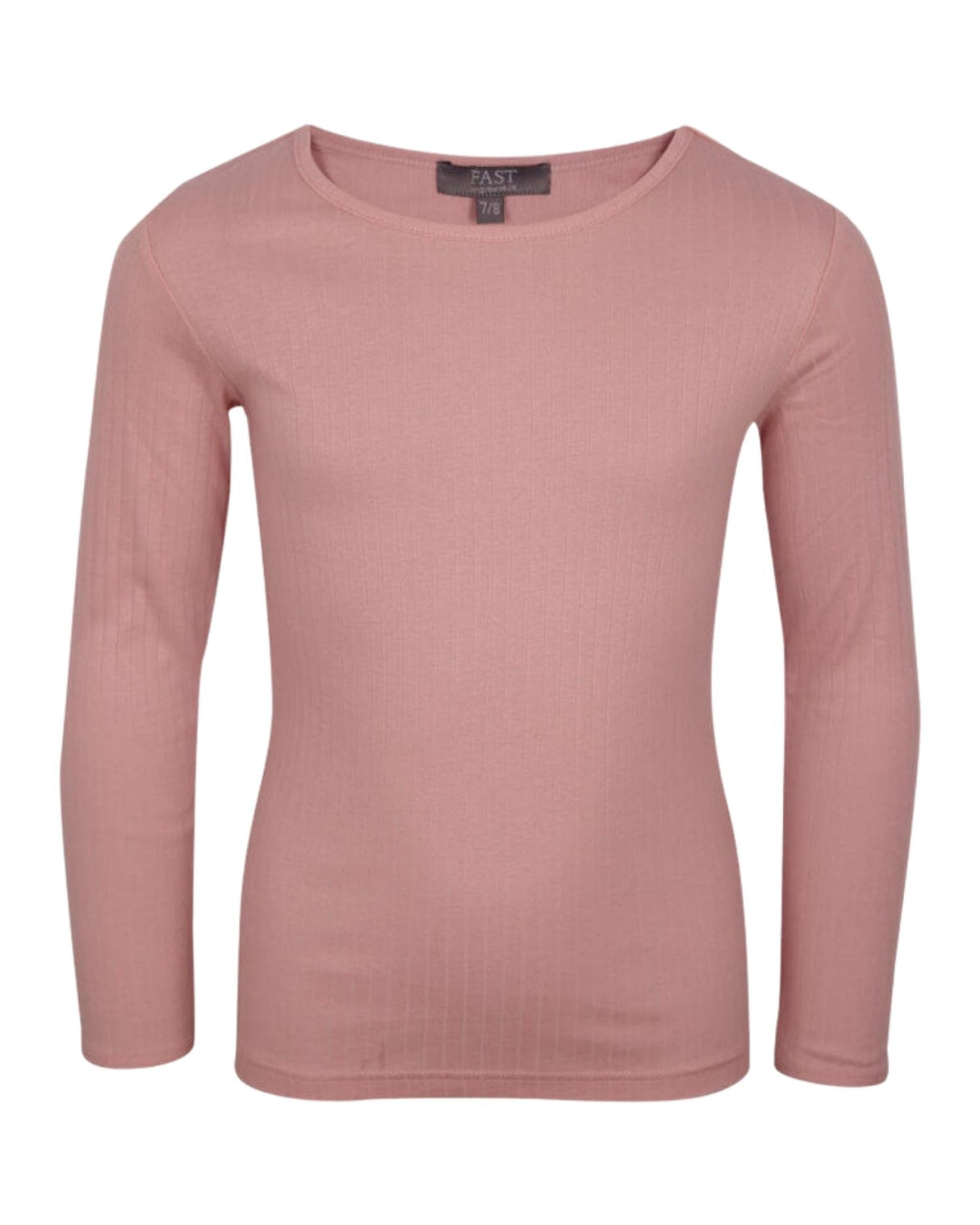 Rosa Bombibitt Rib t-shirt langeærmer - 80022-022