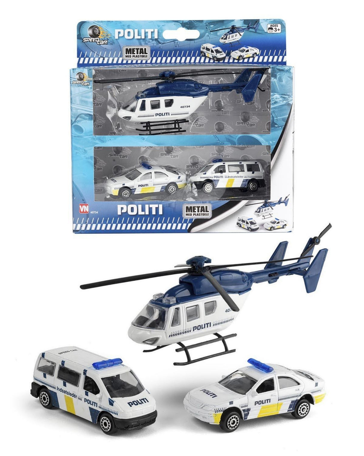 Politi køretøjer 3 stk