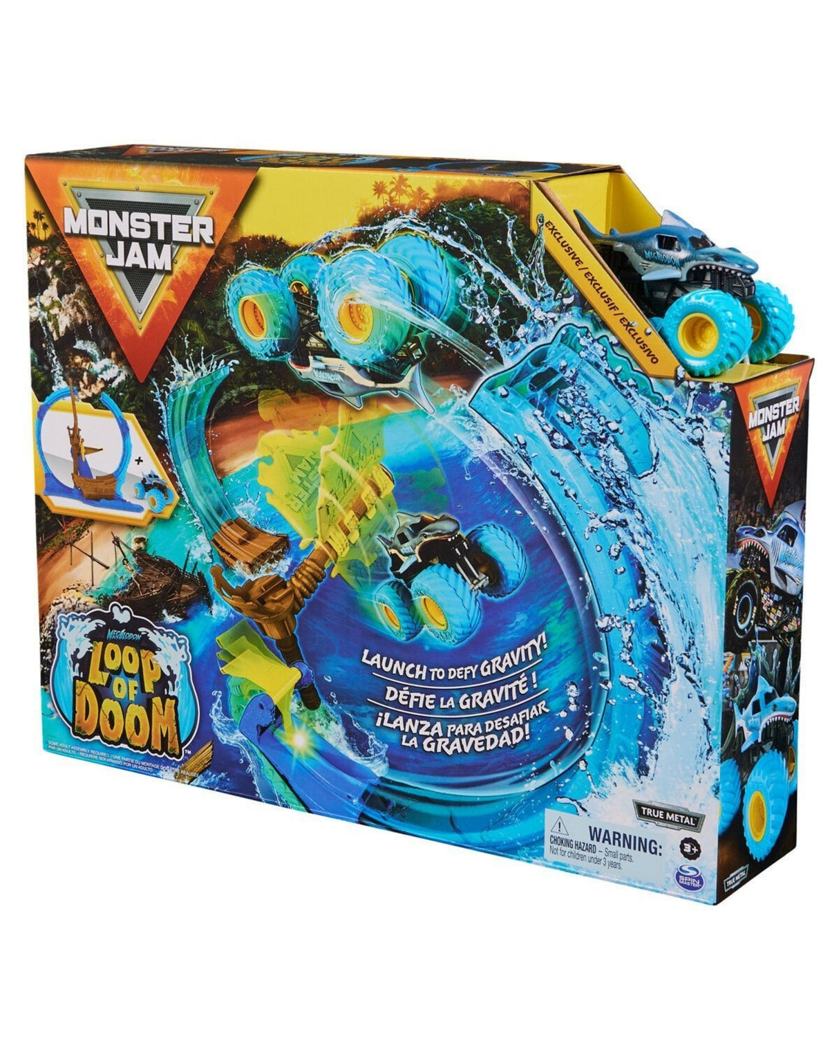 Monster Jam 1:64 Loop of Doom Stunt Playset