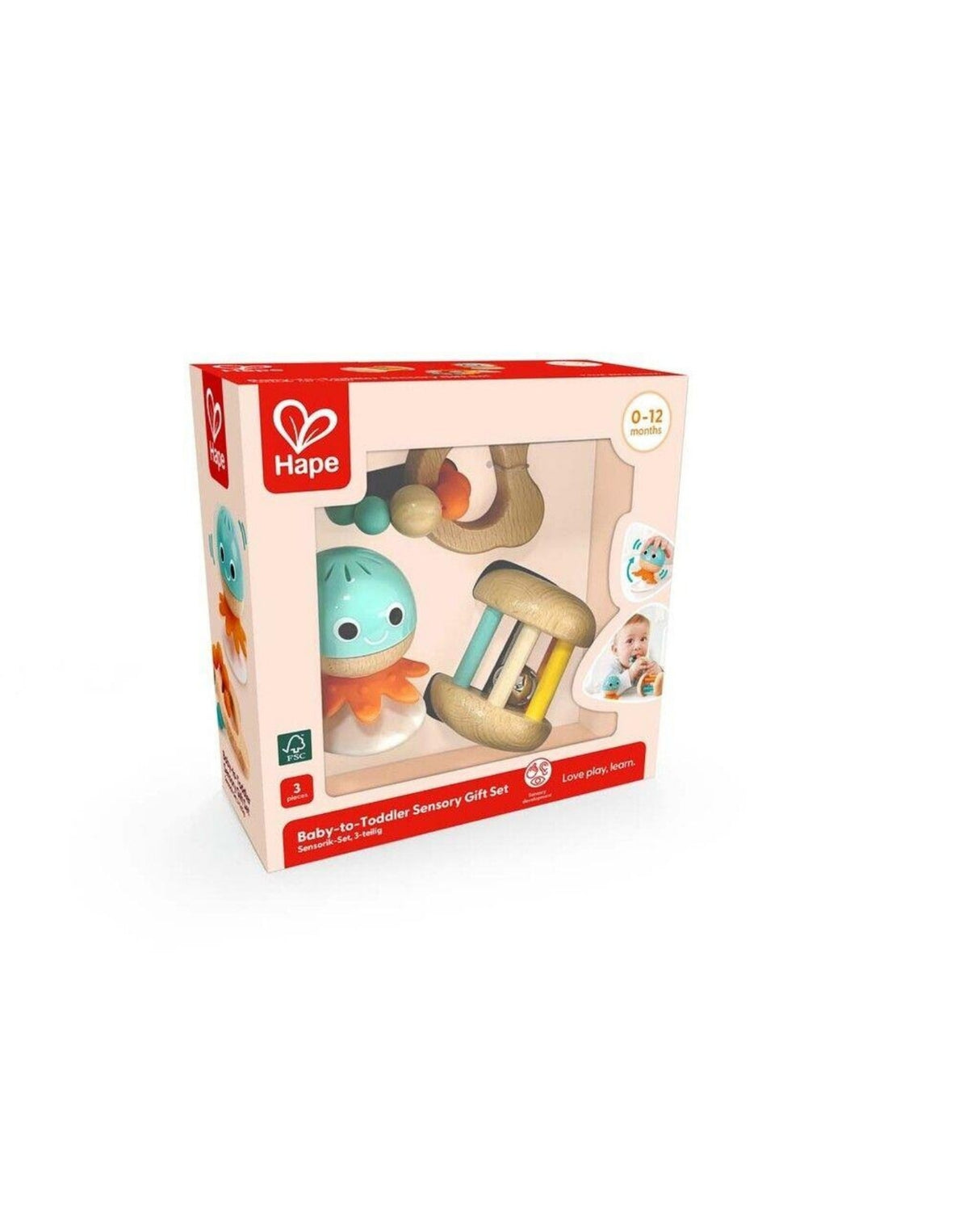 Hape Baby-to-Toddler Sensory Gift Set