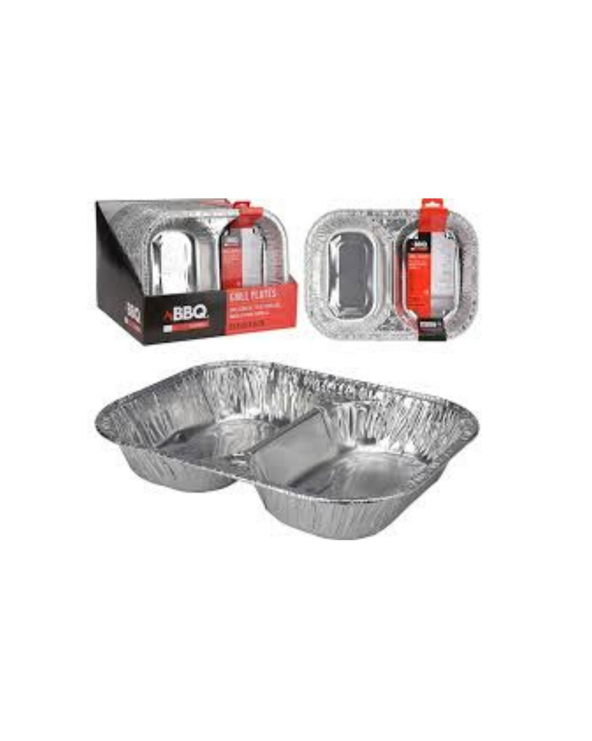 Alubakker 2 stk 35x26x6 cm