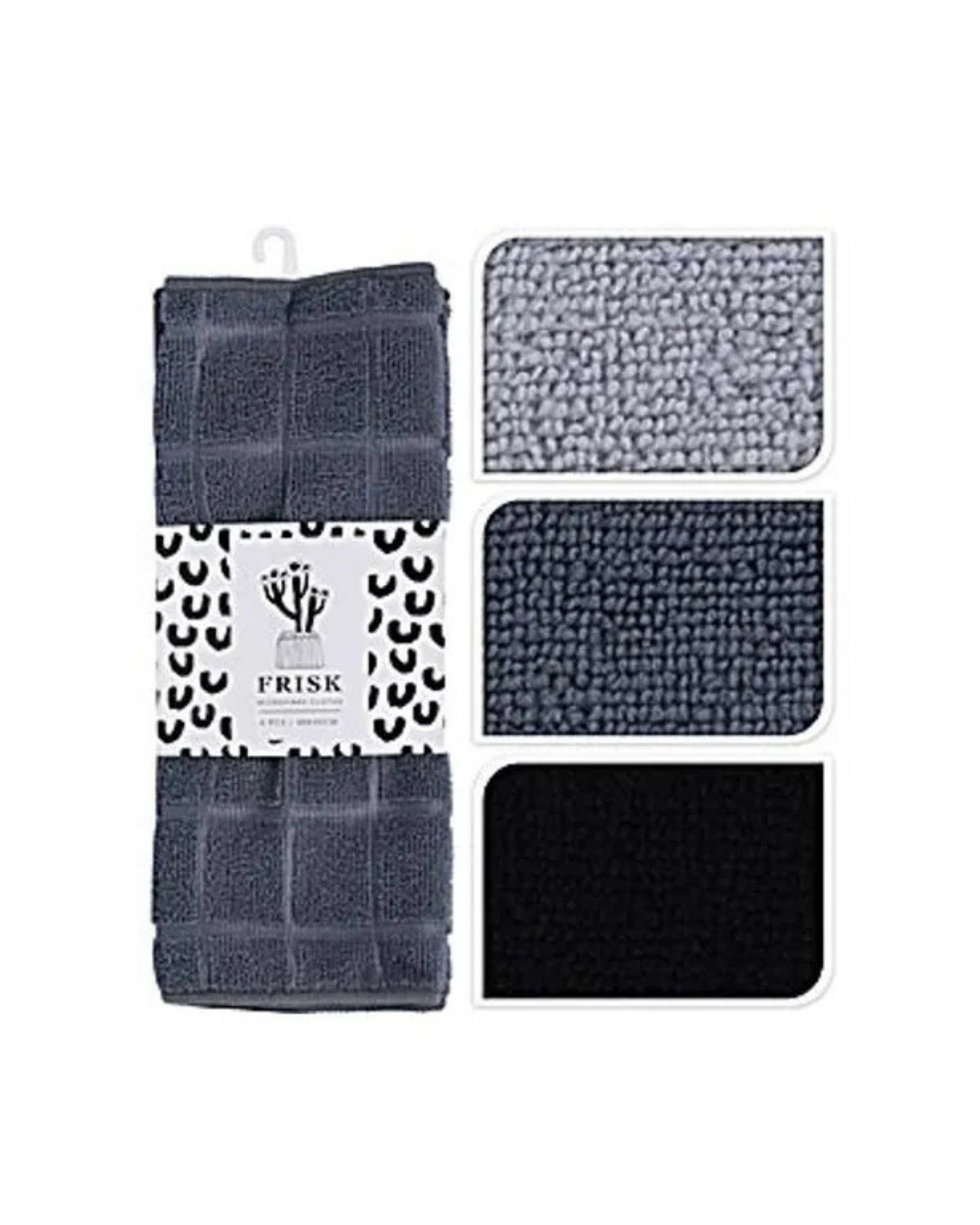 Mikrofiber klude 4 stk 30x30 cm