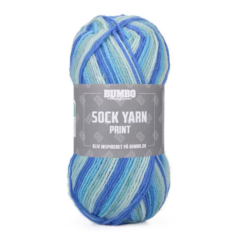 Bumbo Sock Yarn Print color 194 - Lemon balm 50g.