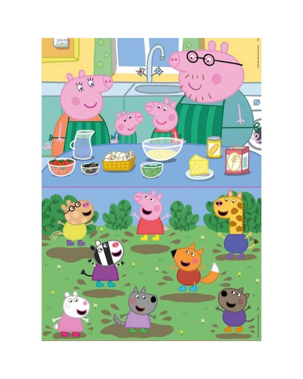 Educa 2X25 Peppa Pig Wood