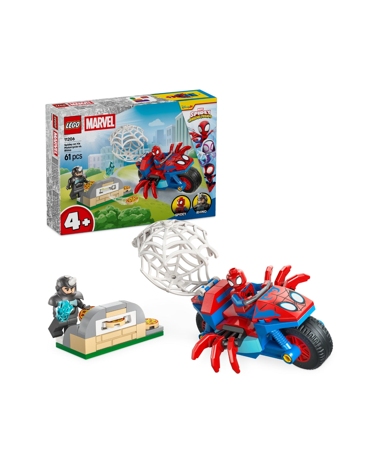 LEGO 11206 Spidey på sin motorcykel mod Rhino - LEGO Spidey 11206