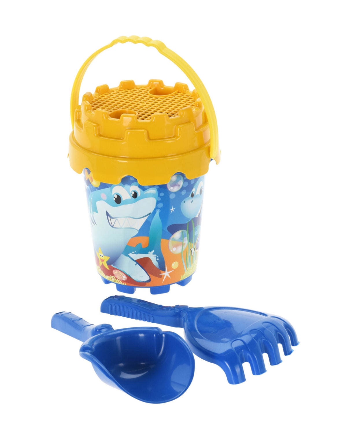 Strandlegetøjssæt med spand – 4 dele