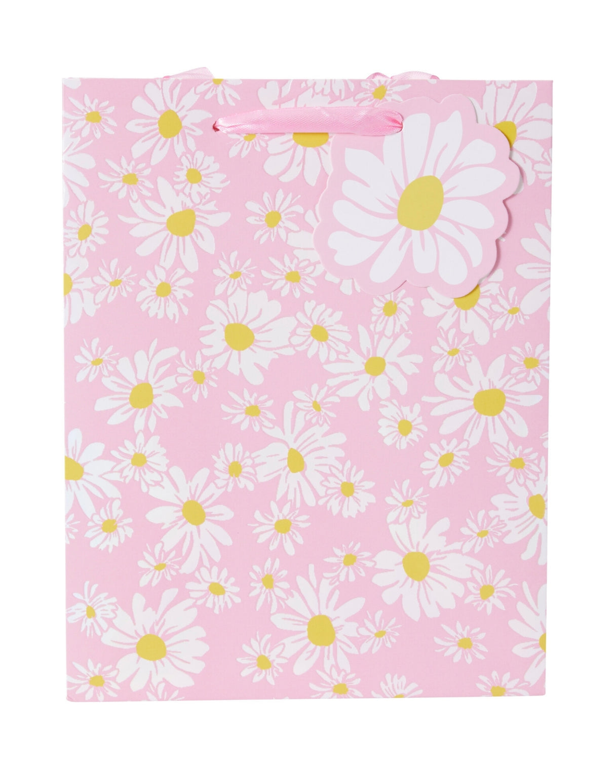 Lille gavepose med blomsterdesign – 23 x 18 x 10 cm