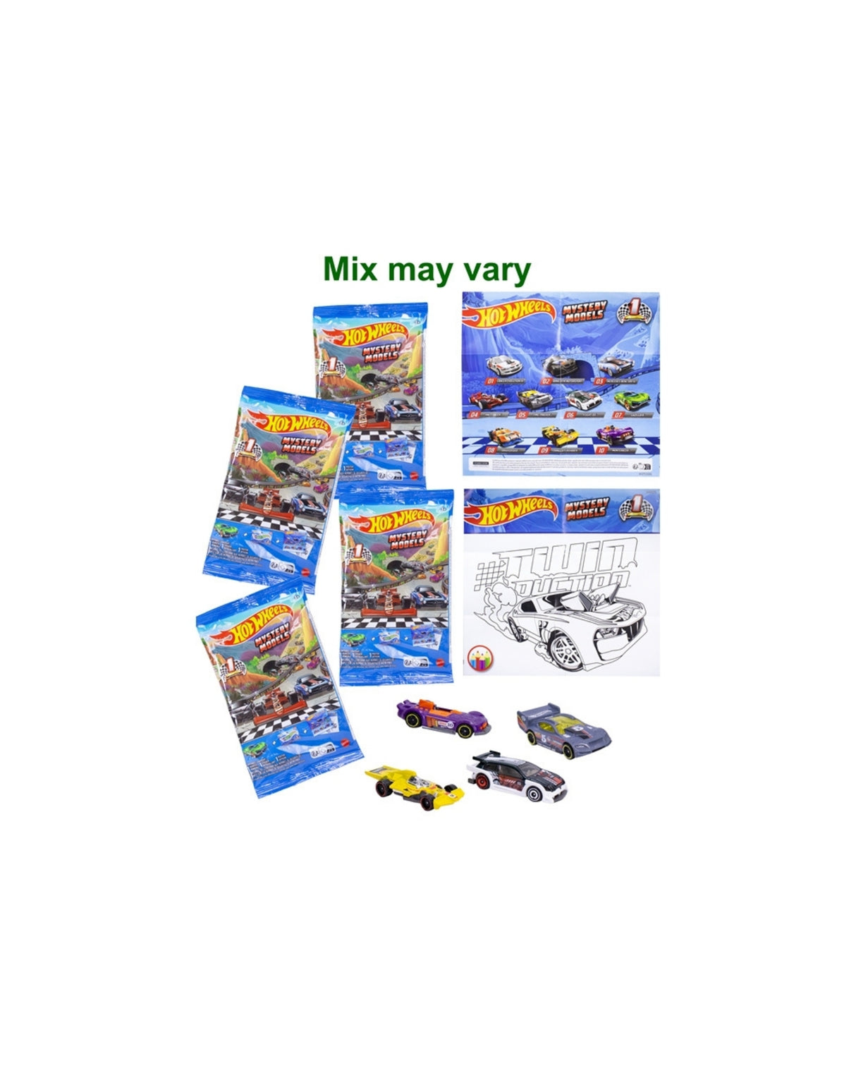 Mattel Hot Wheels køretøjer i spændende blindbag.