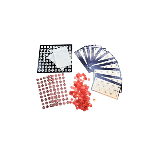 Bingo med 12 plader og 90 numre