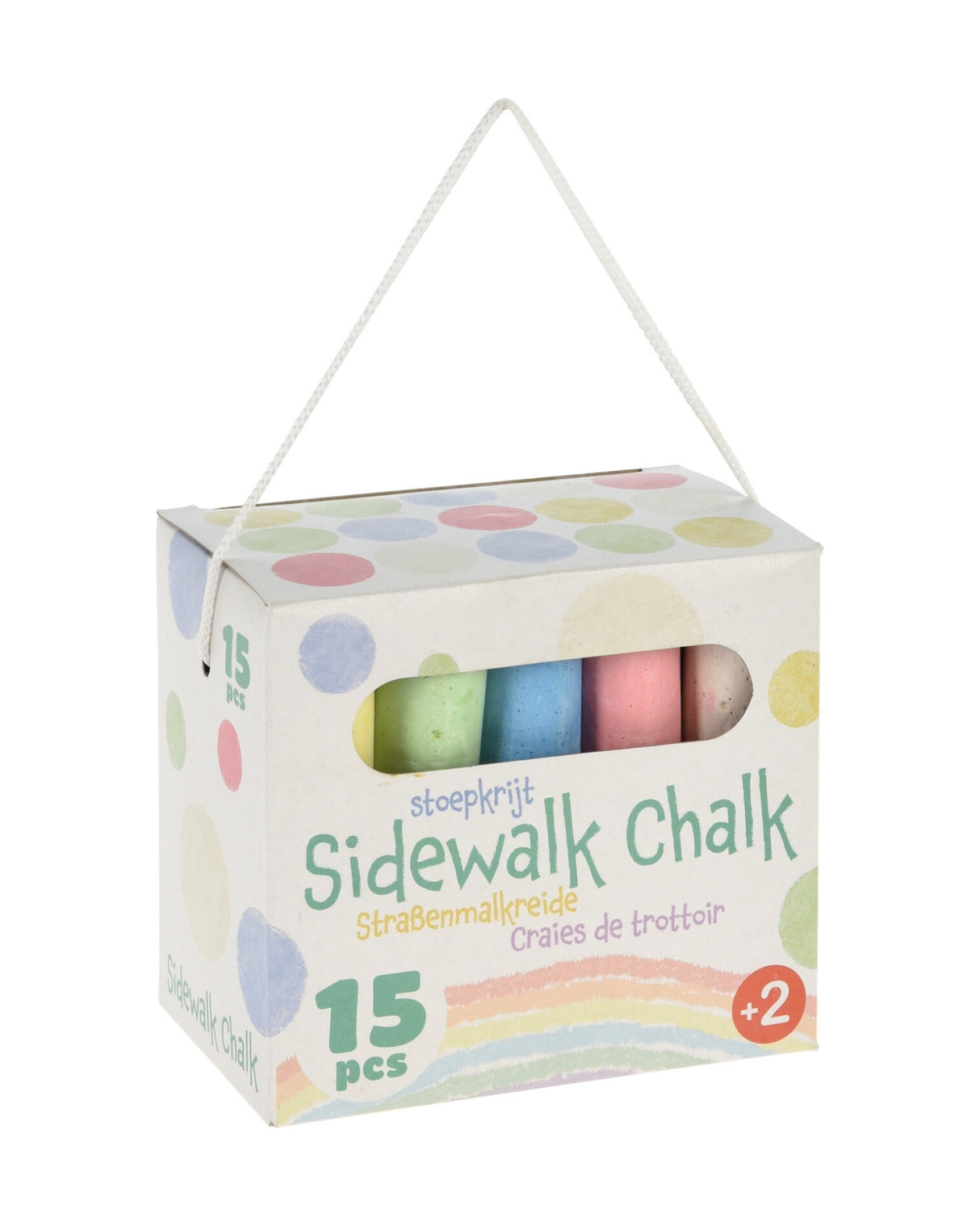 Gadekridt 15 stk i æske