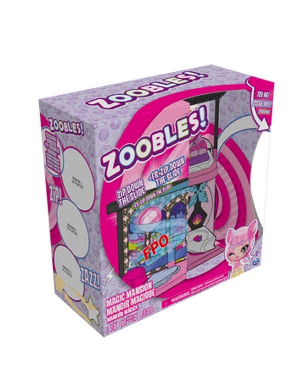Zoobles Magic Mansion Spinning Playset