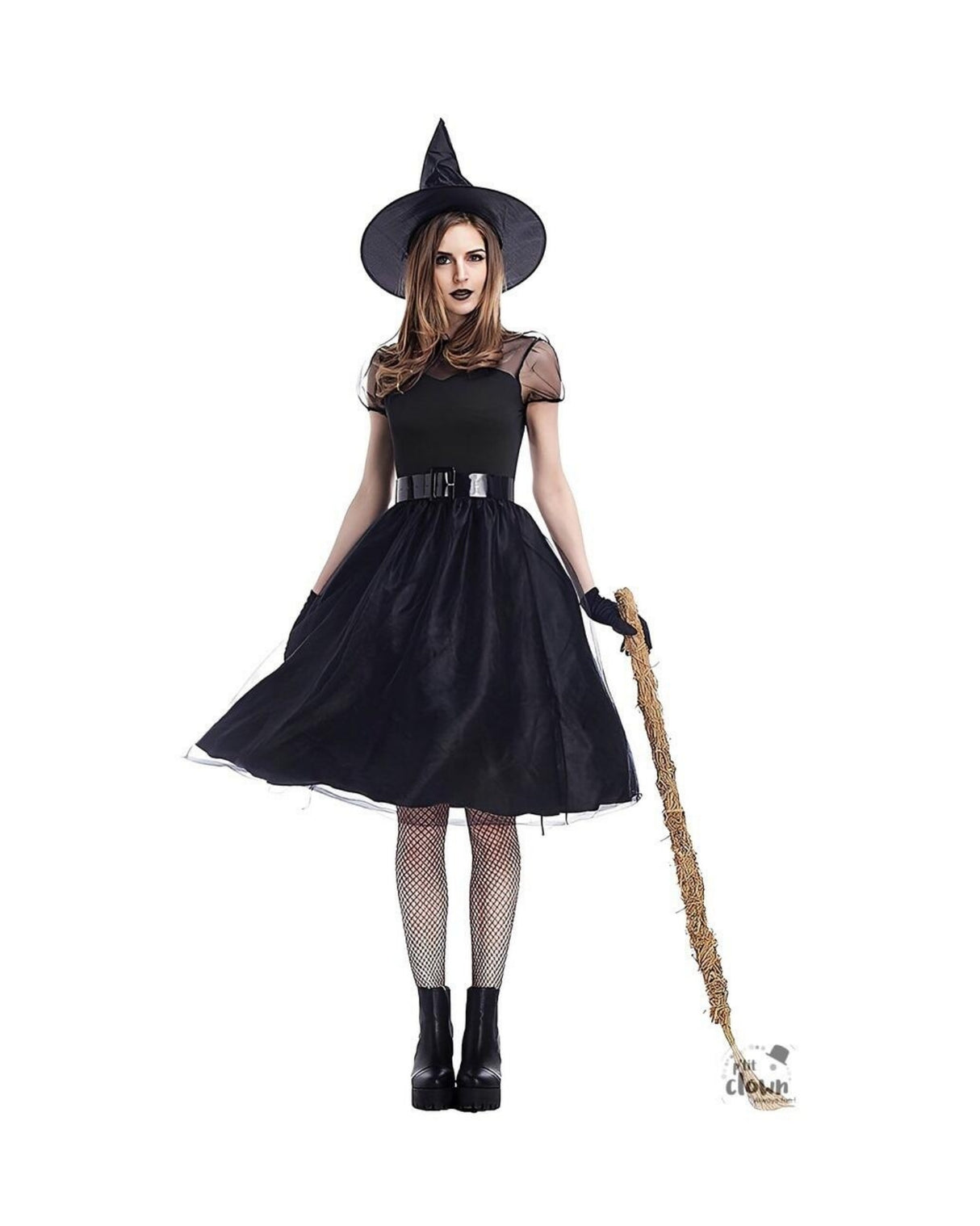Witch costume - adult - black - XS