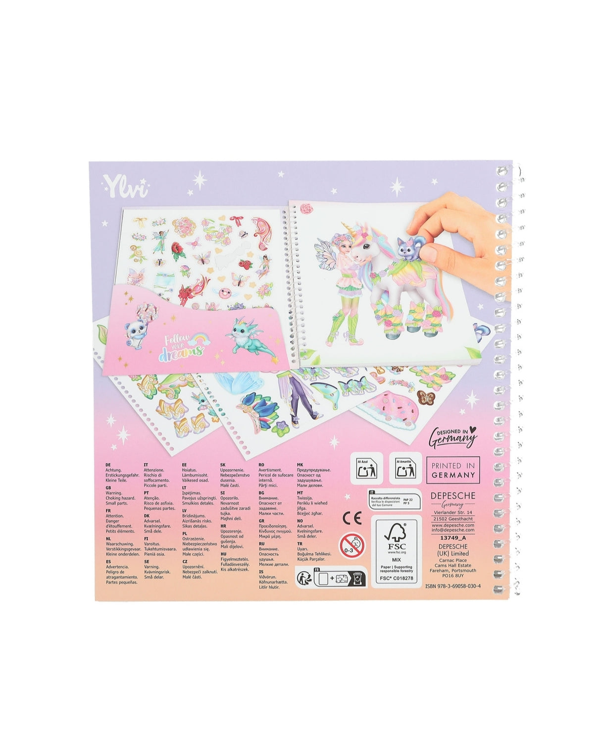 Ylvi Dress Me Up Stickerbog