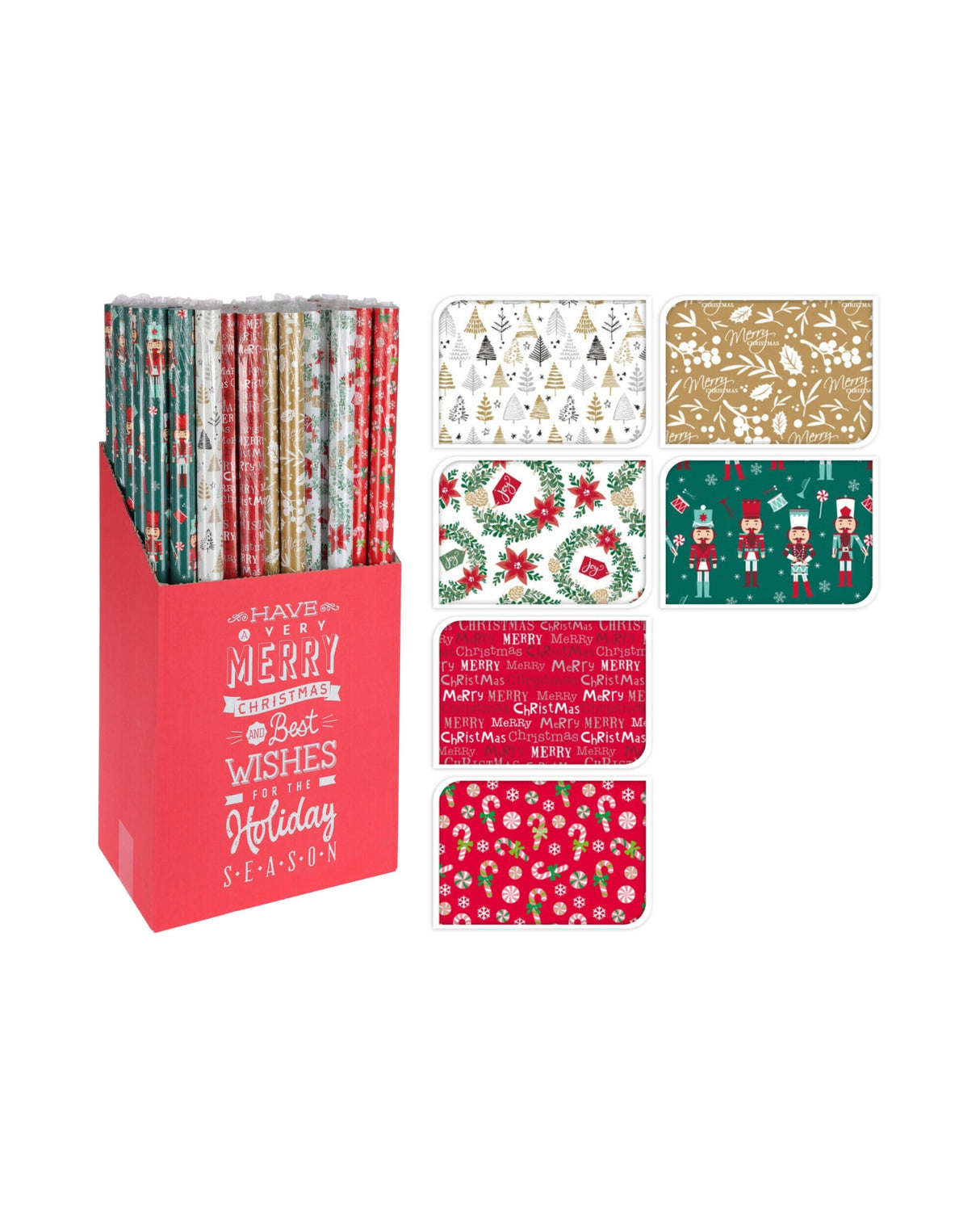Gift wrap 70x200cm with Christmas motif 1 roll