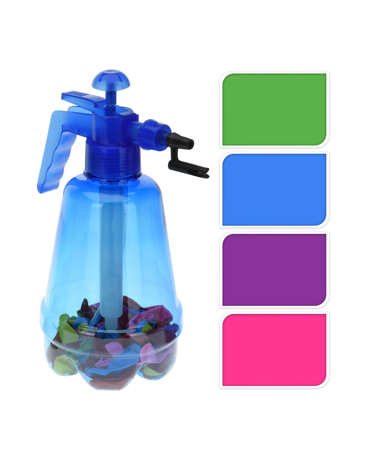 Vandballoner 100 stk med 1,7 liter vandbeholder