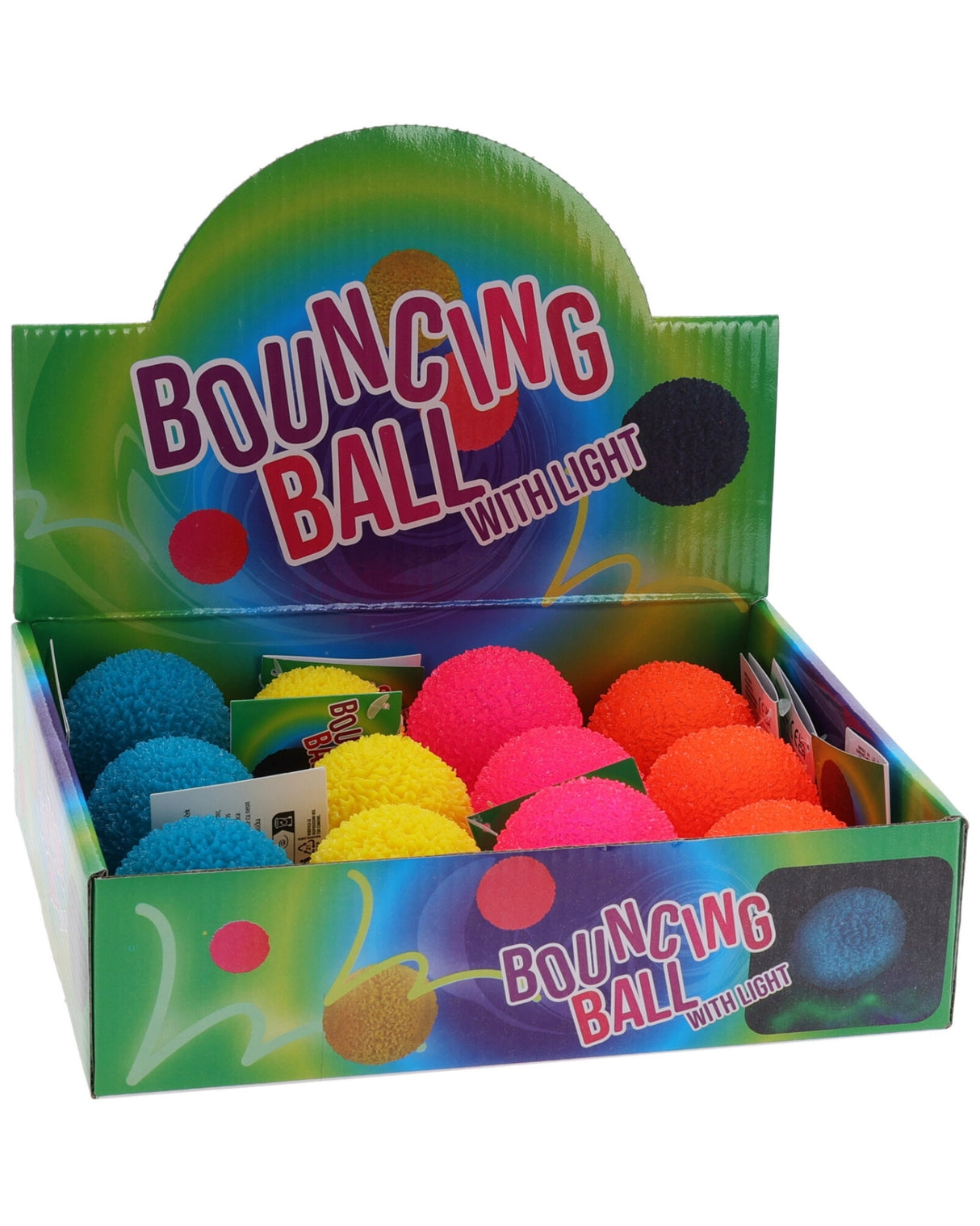 Hoppebold med lys 5 cm