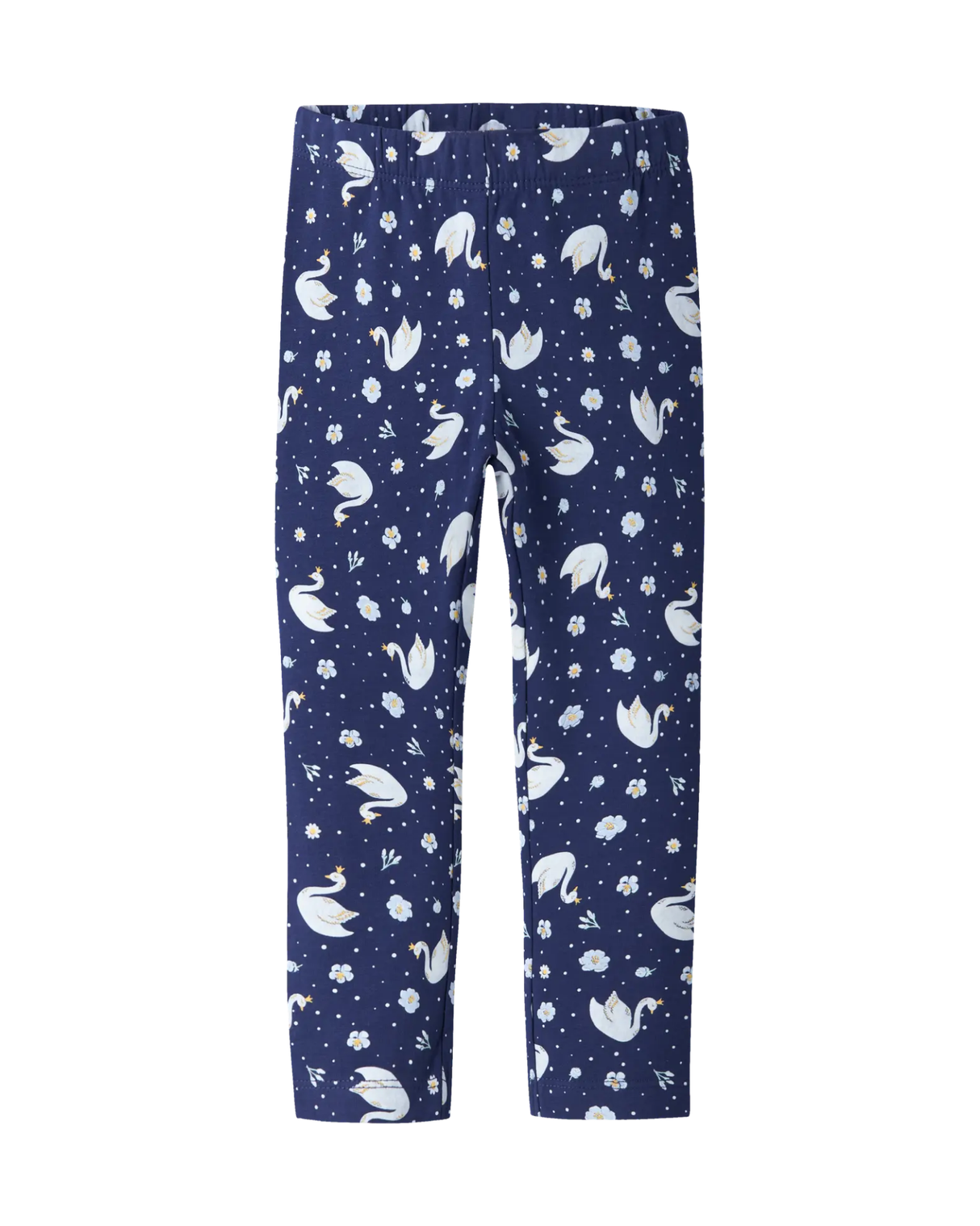 Beacon Blue Swans Leggings fra Name it - 13234445
