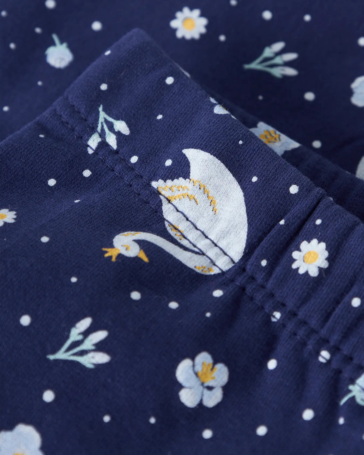 Beacon Blue Swans Leggings fra Name it - 13234445