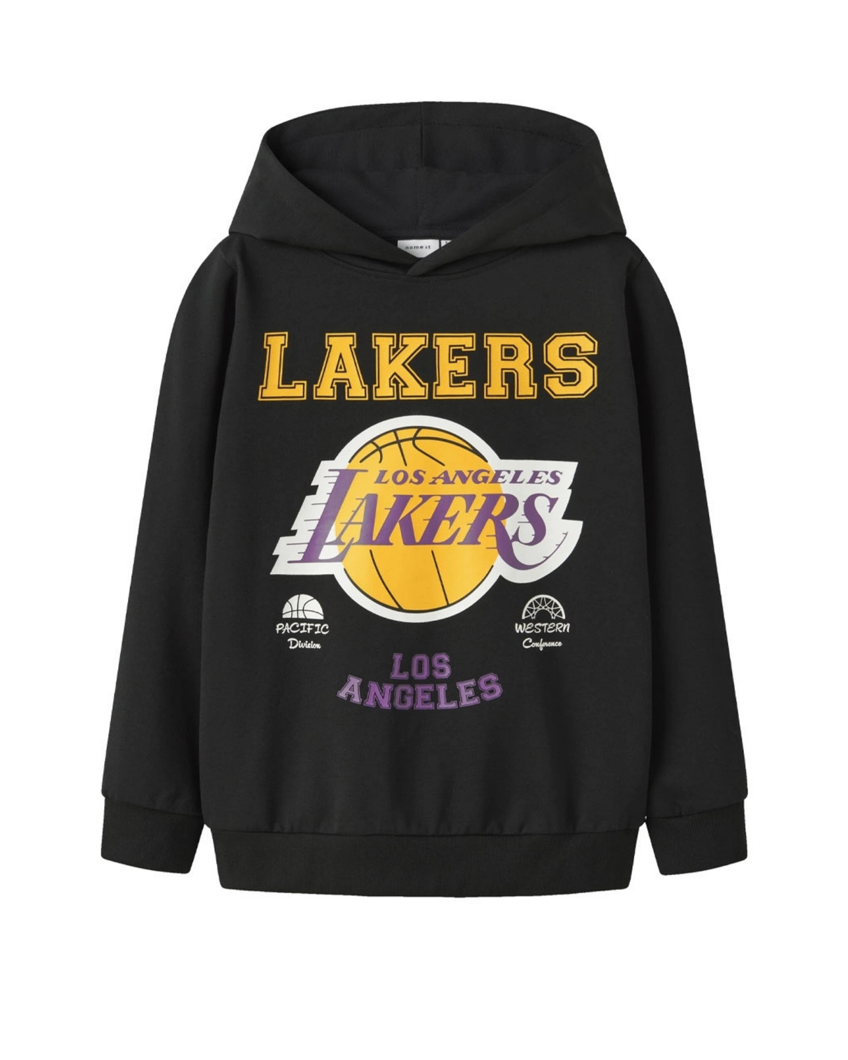 Sort - Black - Name it - Hættetrøje - "Los Angeles Lakers" - 13252671