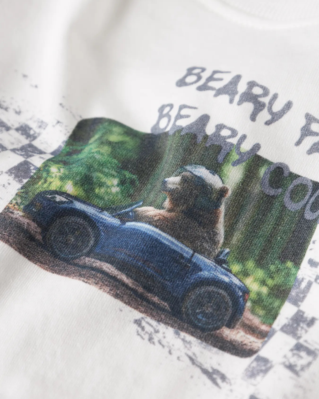 Name it Cloud Dancer Bear Car T-Shirt - 13238400